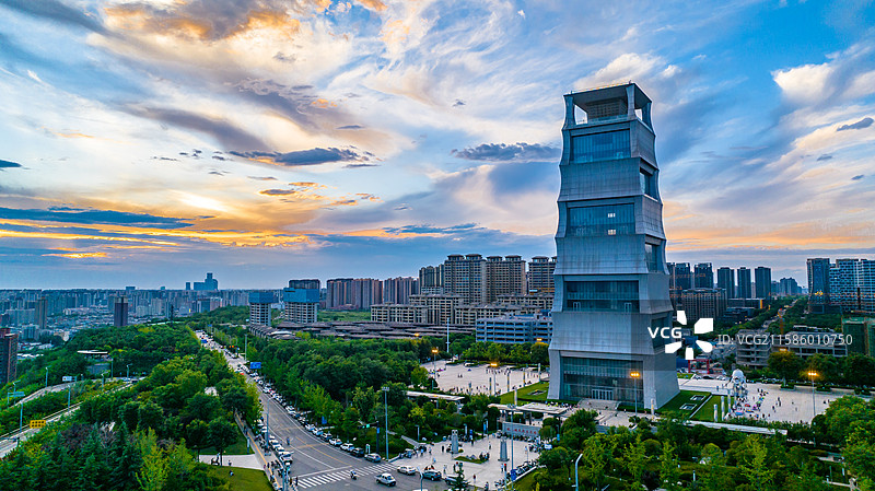 陕西西安揽月阁图片素材