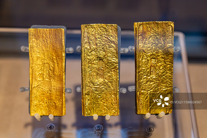 南宋-金叶子 杭州市博物馆图片素材