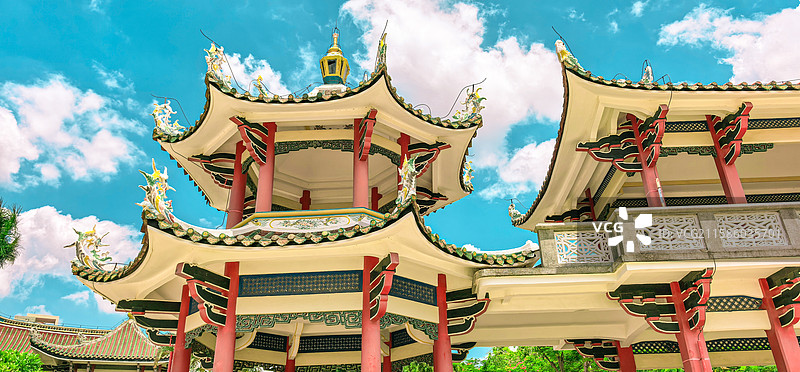 厦门市集美区嘉庚公园内的鳌亭图片素材