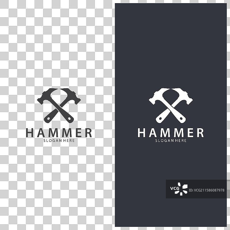 锤子标志设计 创意设计图片素材