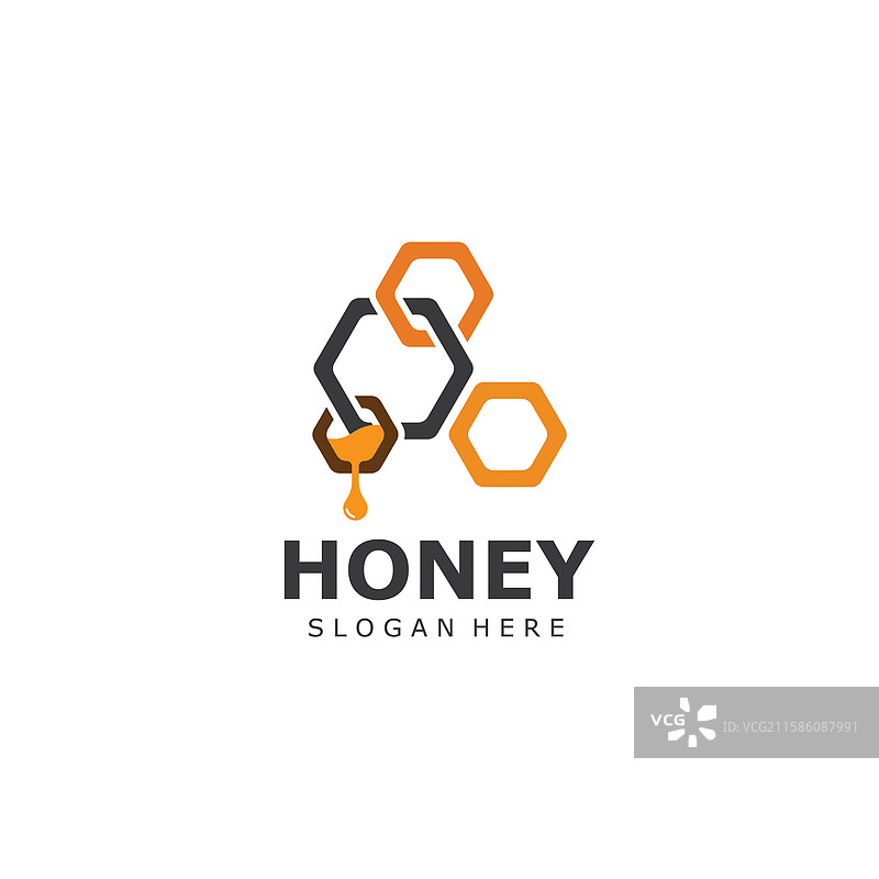 蜂窝标志模板设计徽章蜂蜜图片素材