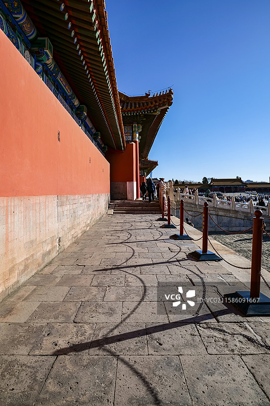 北京故宫博物院-贞度门图片素材