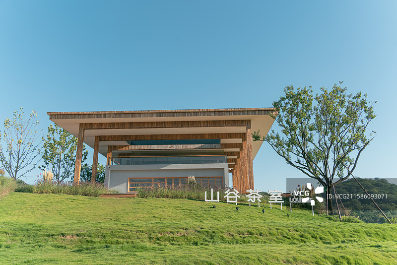 安徽庐江山谷茶室图片素材