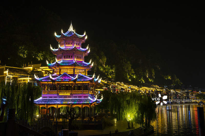 镇远夜景图片素材