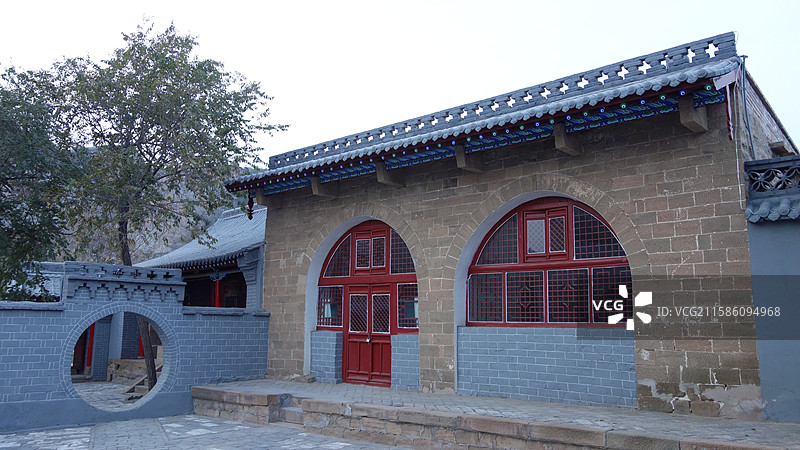 陕西省陕北榆林市佳县香炉峰佳县香炉寺图片素材