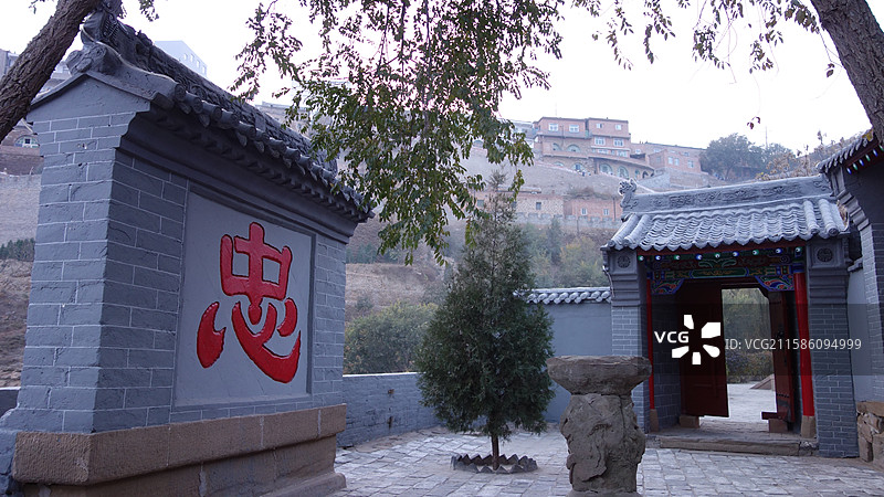 陕西省陕北榆林市佳县香炉峰佳县香炉寺图片素材