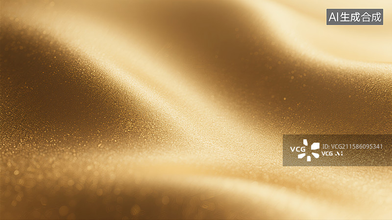 【AI数字艺术】金色绸缎的细腻纹理图片素材