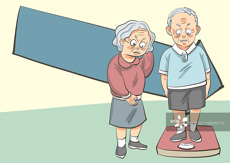 糖尿病症状-不明原因体重下降图片素材