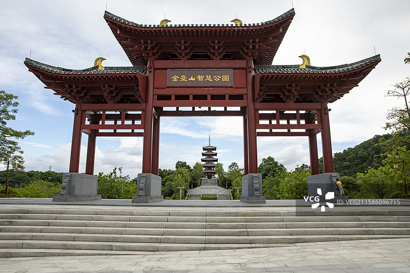 金台山智慧公园图片素材