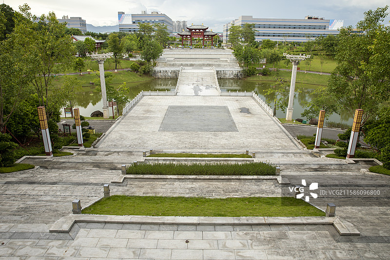 金台山智慧公园图片素材