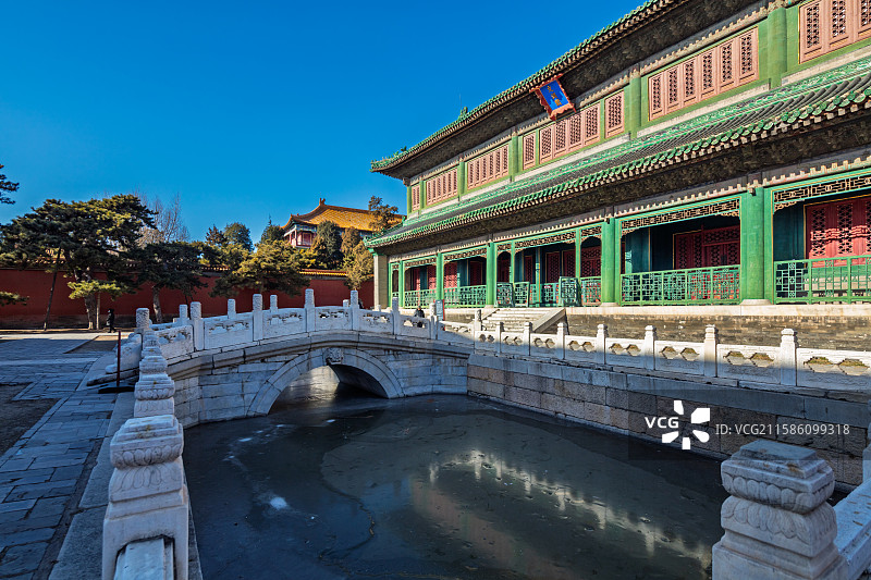 北京故宫博物院（紫禁城）-文渊阁图片素材