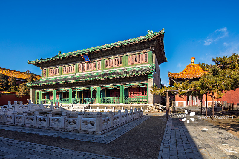 北京故宫博物院（紫禁城）-文渊阁图片素材