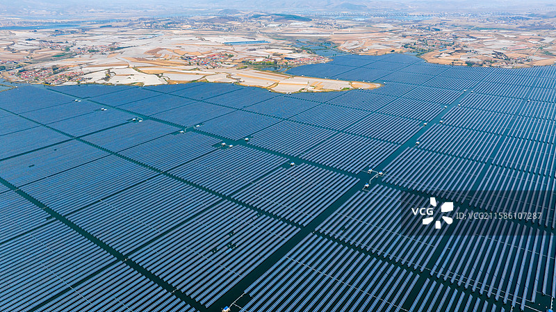 水上光伏发电图片素材