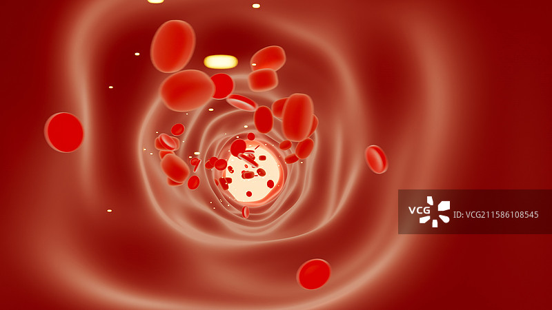 血小板流动图片素材