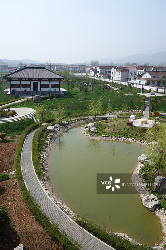 陕西省陕南汉中市城固县桔园镇魁星园图片素材