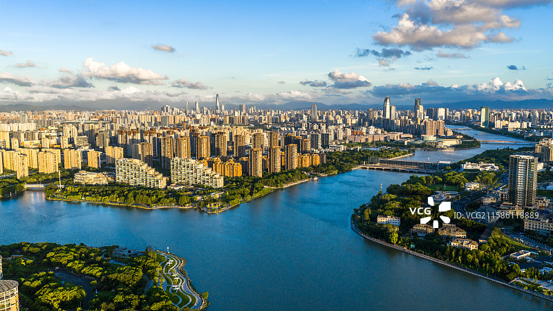 宁波新三江口航拍图片素材