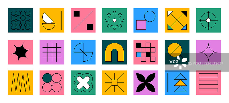 极简图标蓝图线条形状建筑图片素材