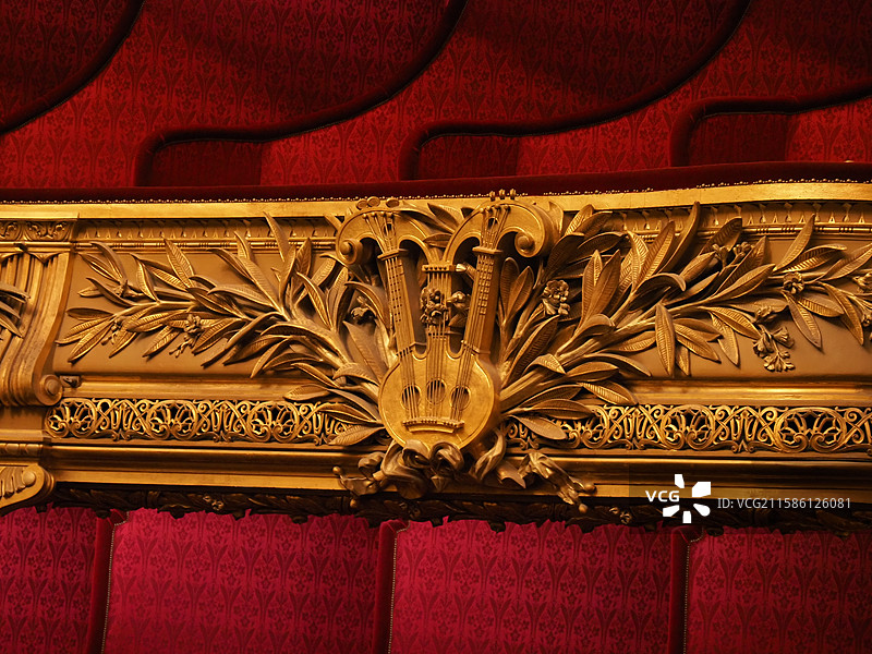 巴黎歌剧院的一角图片素材