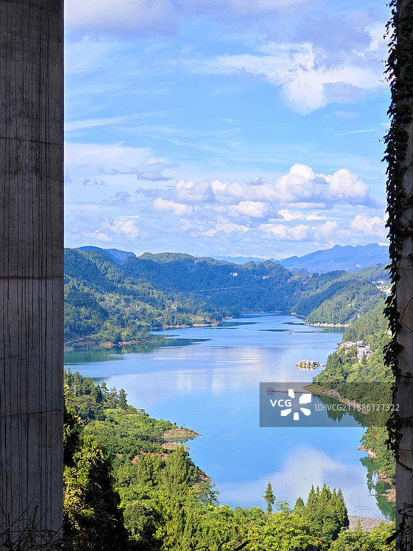 咸丰县唐崖河风光图片素材