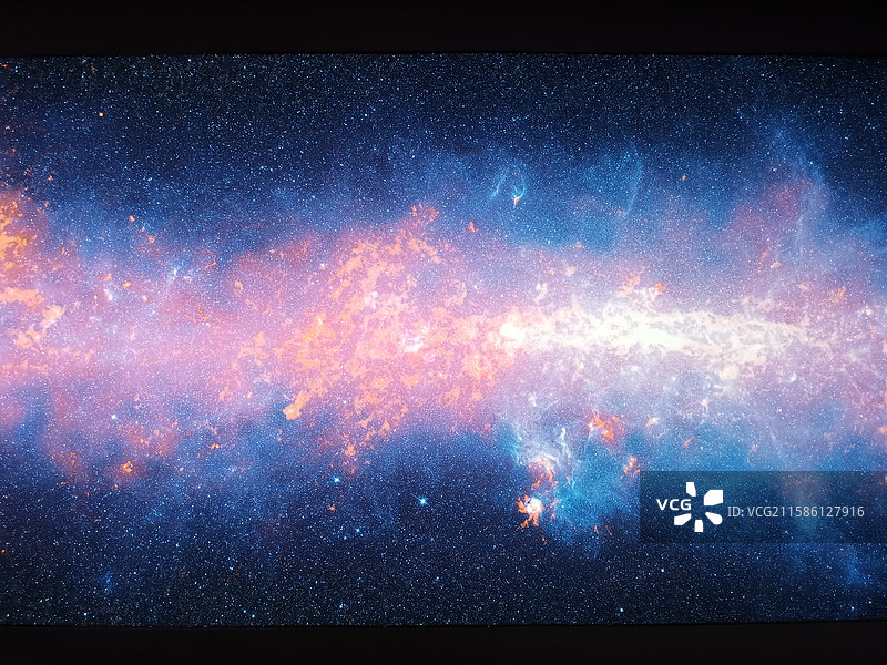 上海天文馆银河系图像图片素材