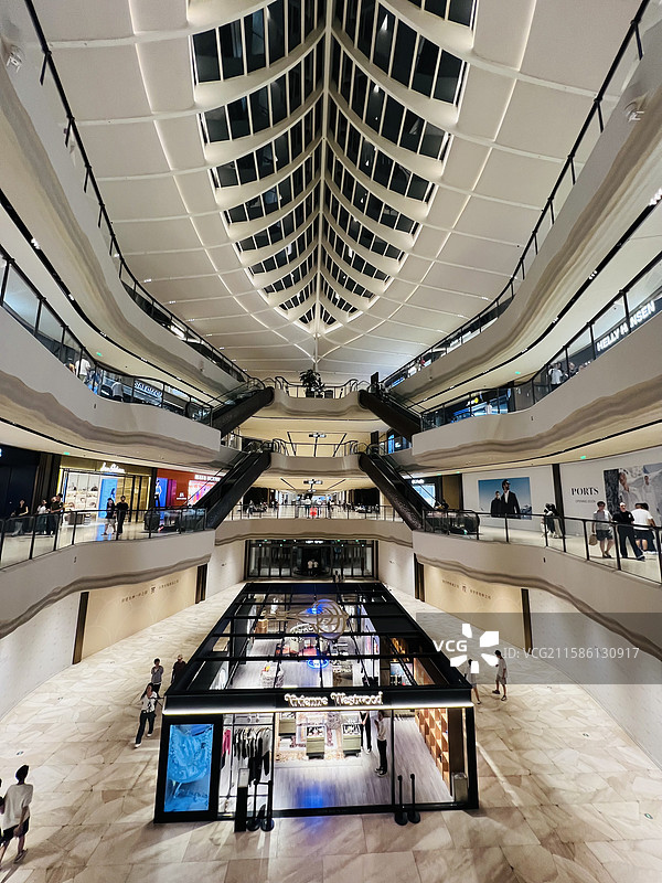 西安万象城内部照片图片素材