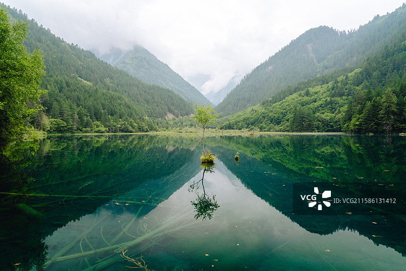 四川阿坝九寨沟景区图片素材