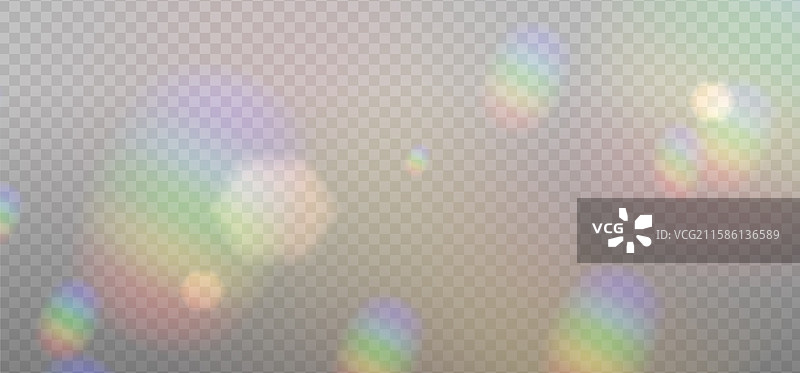 彩虹阳光在浅色背景上闪耀图片素材