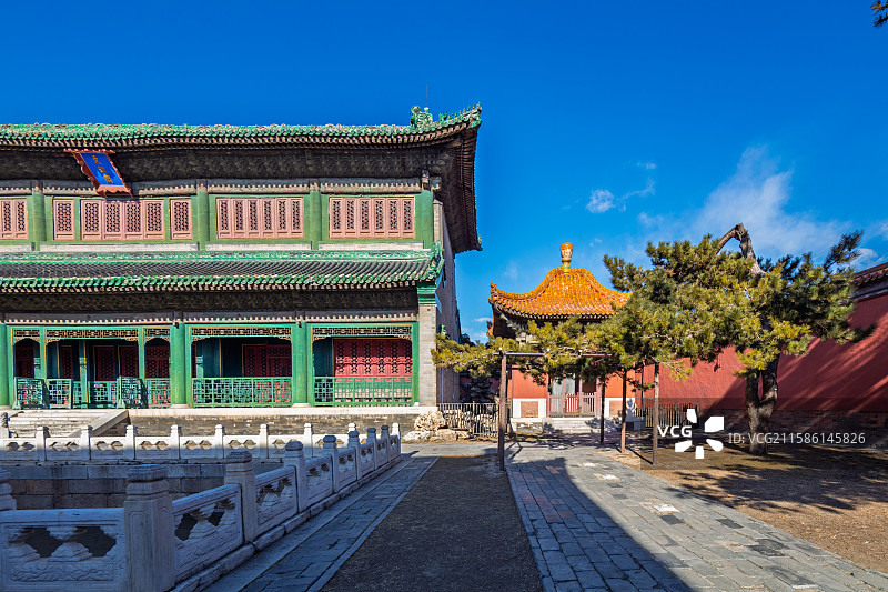 北京故宫博物院（紫禁城）-文渊阁图片素材