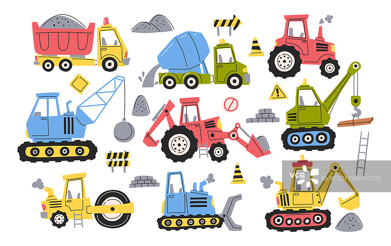 建筑车辆工业重型机械图片素材