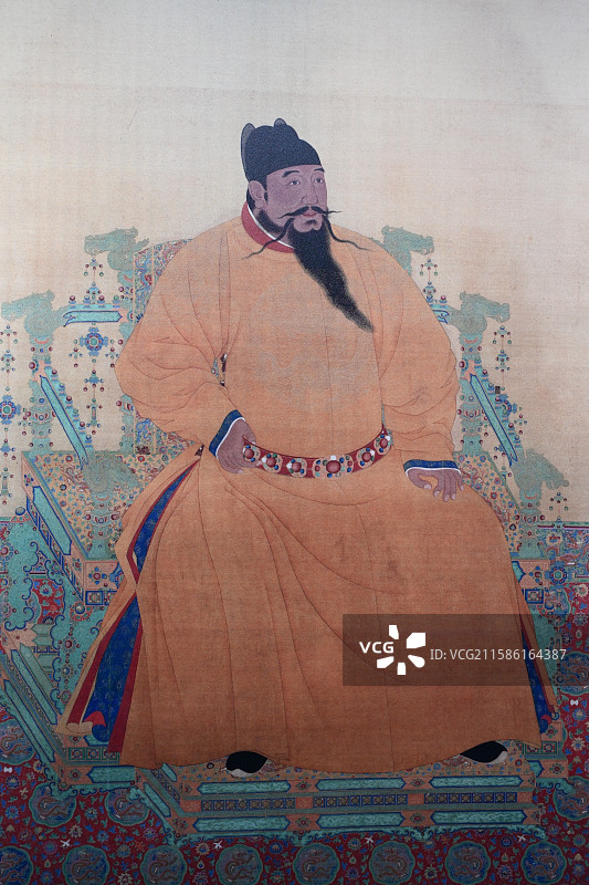 朱棣画像图片素材