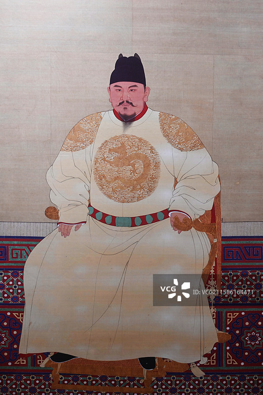 朱元璋画像图片素材