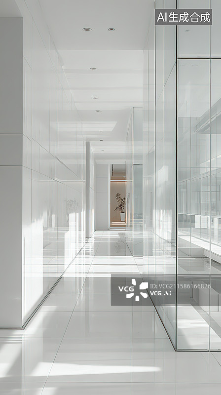 【AI数字艺术】建筑空间图片素材