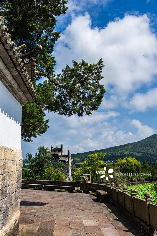 中国云南腾冲市和顺村风光图片素材