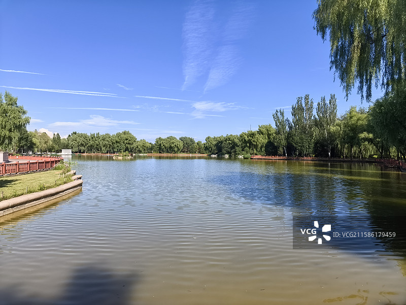 北京会议中心夏季风景图片素材