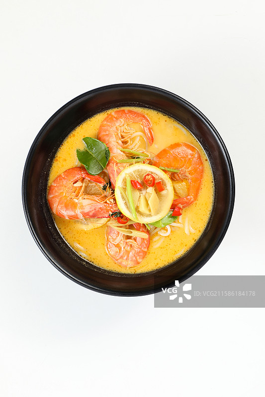 鲜虾面图片素材