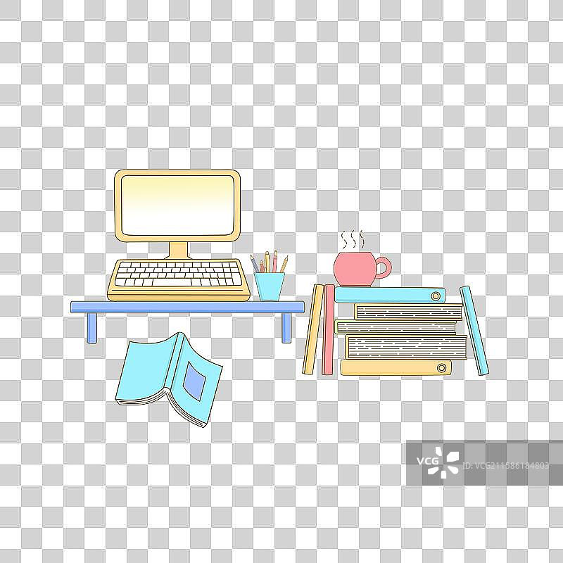 学习书桌教育元素图片素材