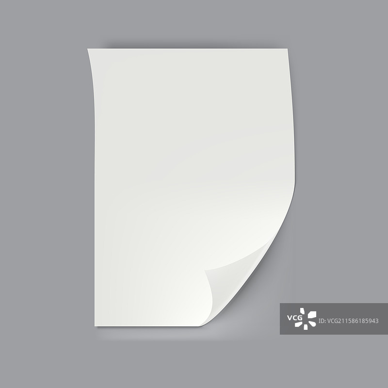 空白的A3、A4或A5折叠纸张图片素材