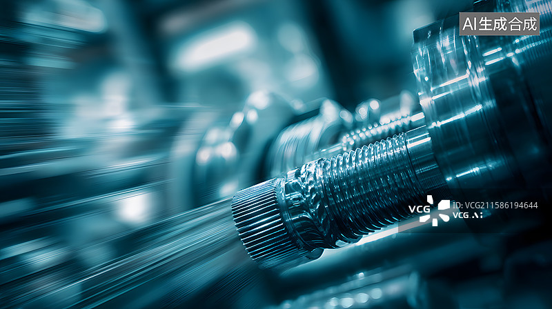 【AI数字艺术】机械动力之源图片素材