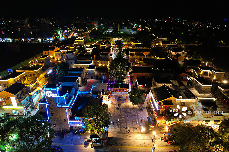 四川北川新城巴拿恰商业街图片素材