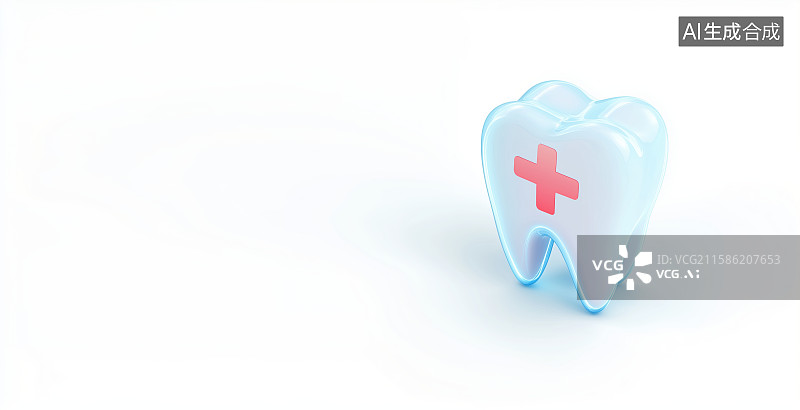 【AI数字艺术】3D医疗主题牙齿美白与牙齿保护图片素材