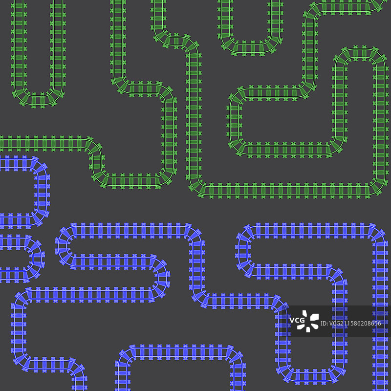 铁路轨道的轨道图案图片素材