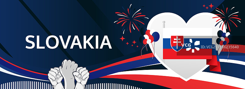 斯洛伐克复兴日庆祝活动横幅图片素材