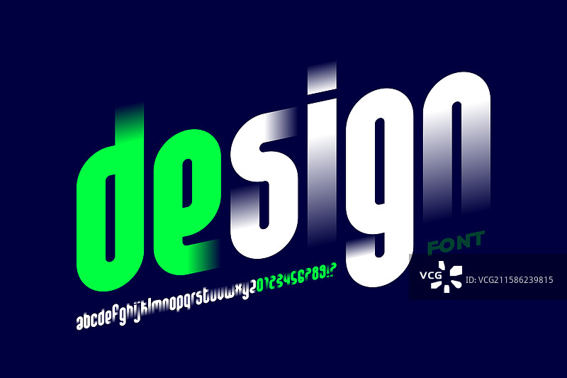 现代简约风格的小写字体设计图片素材