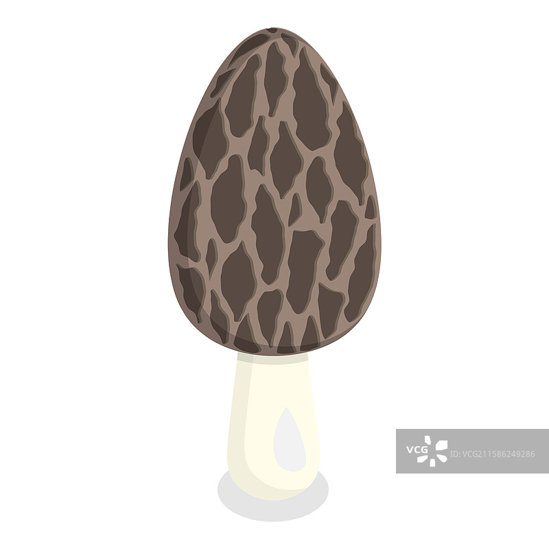 3D等距平面蘑菇图标集8图片素材