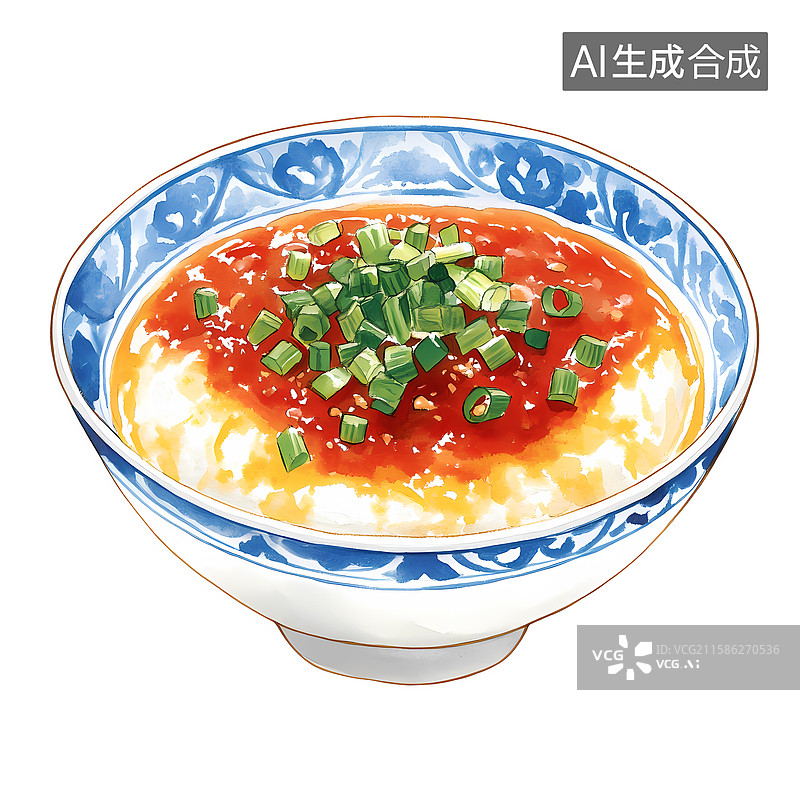 【AI数字艺术】水彩风麻婆豆腐图片素材