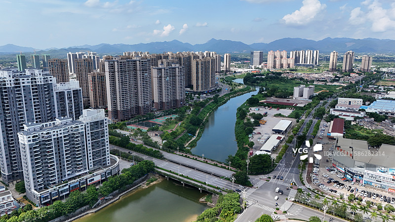 城市风光高视角图片素材