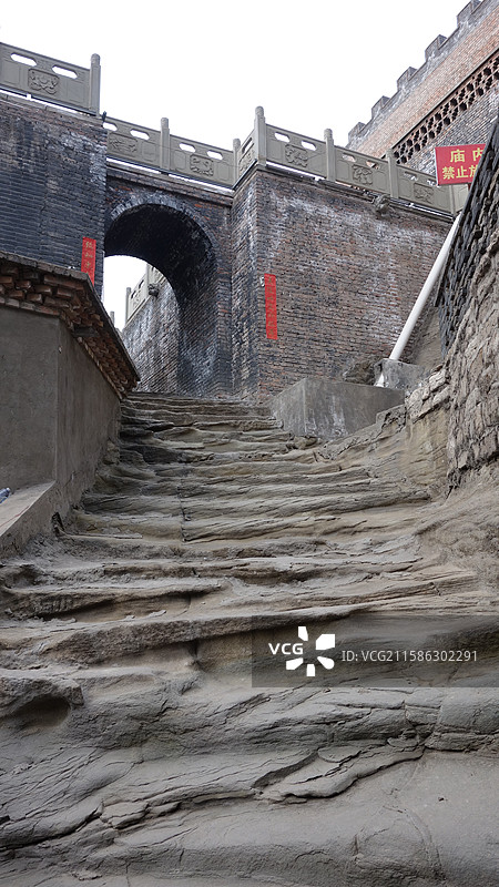 陕西省榆林市府谷县府谷镇府谷老城府州城：府州古城府谷古城：千佛洞图片素材