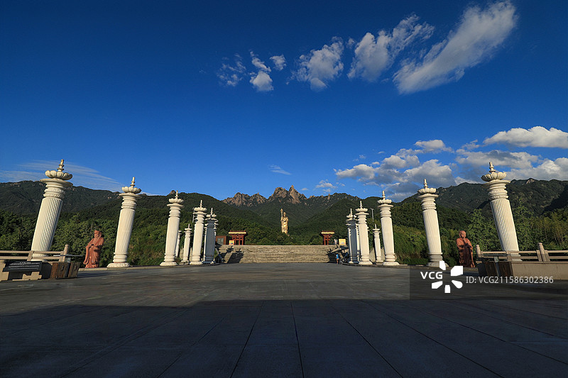 九华山大愿文化园图片素材