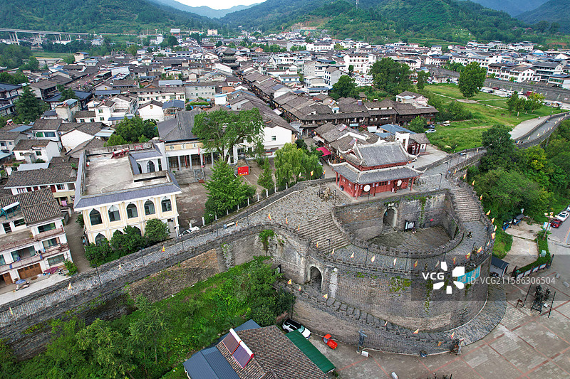 四川广元青川县青溪古城图片素材