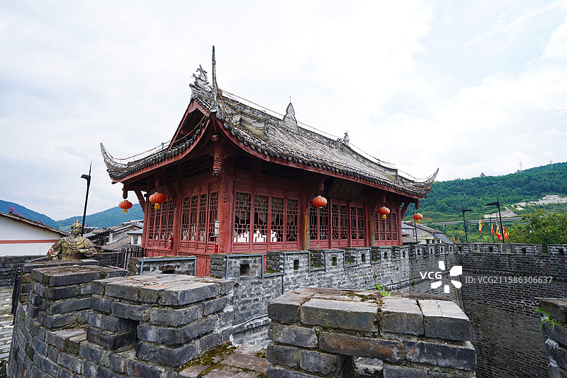 四川广元青川县青溪古城图片素材